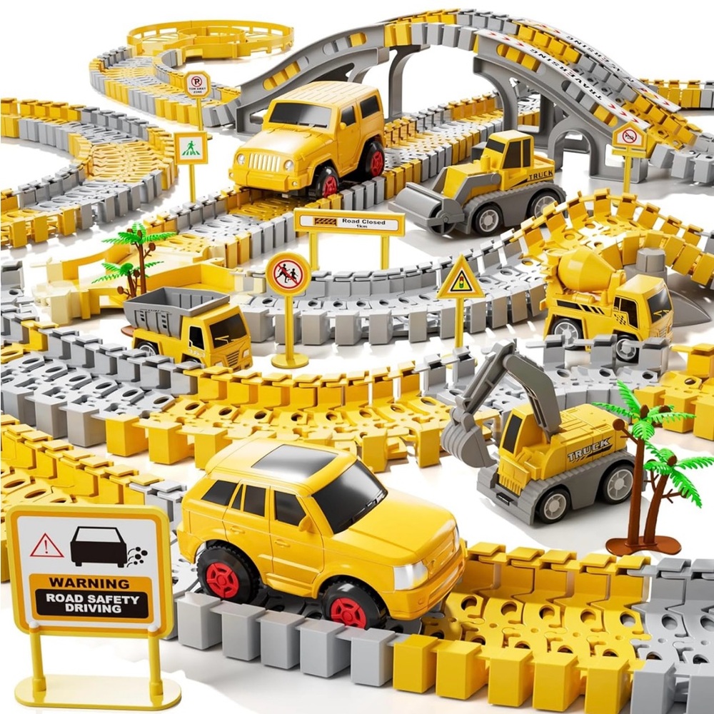 Construction Race Track 236 Pcs - Picture 3 of 8